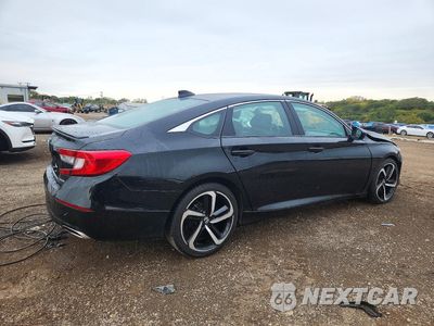 Trzecie zdjęcie samochodu z tyłu: 2022 HONDA ACCORD SPORT VIN:1HGCV1F33NA103230 - miniatura