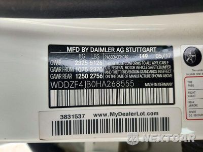 Zdjęcie 13 z 13 samochodu: 2017 MERCEDES-BENZ E 300 VIN:WDDZF4JB0HA268555 - miniatura