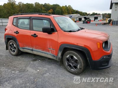 Czwarte zdjęcie samochodu z boku: 2016 JEEP RENEGADE SPORT VIN:ZACCJAAW6GPC58028 - miniatura