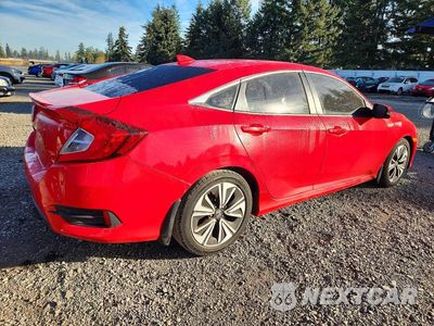 Trzecie zdjęcie samochodu z tyłu: 2017 HONDA CIVIC EX VIN:2HGFC1F39HH656893 - miniatura