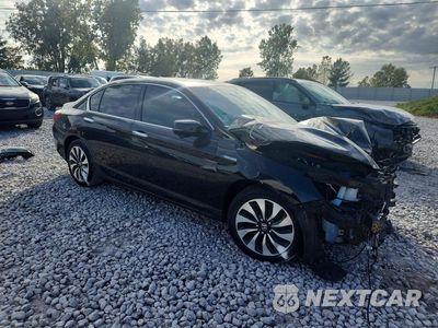 Czwarte zdjęcie samochodu z boku: 2014 HONDA ACCORD HYBRID EXL VIN:1HGCR6F56EA007465 - miniatura