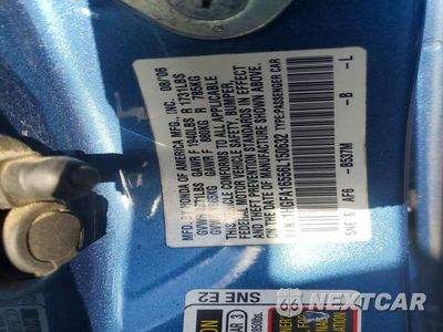 Zdjęcie 12 z 12 samochodu: 2006 HONDA CIVIC LX VIN:1HGFA16556L150632 - miniatura