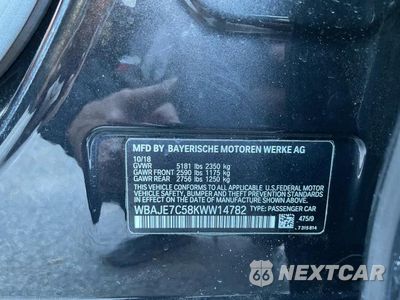 Zdjęcie 10 z 12 samochodu: 2019 BMW 540 XI VIN:WBAJE7C58KWW14782 - miniatura