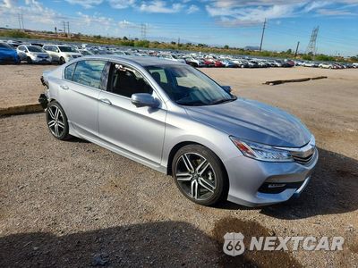 Czwarte zdjęcie samochodu z boku: 2017 HONDA ACCORD TOURING VIN:1HGCR3F93HA038940 - miniatura