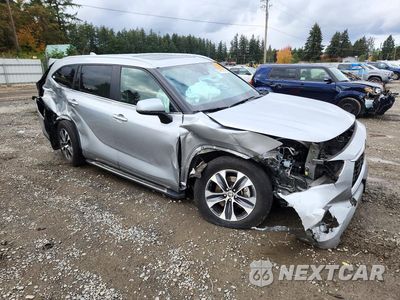 Czwarte zdjęcie samochodu z boku: 2025 TOYOTA HIGHLANDER XLE VIN:5TDKDRBH9SS576268 - miniatura