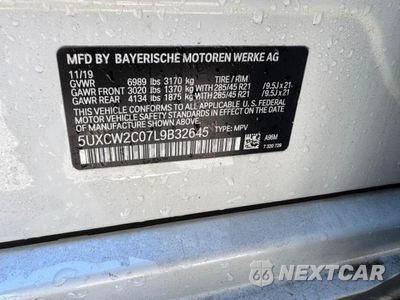 Zdjęcie 14 z 14 samochodu: 2020 BMW X7 XDRIVE40I VIN:5UXCW2C07L9B32645 - miniatura