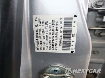Zdjęcie 12 z 12 samochodu: 2006 HONDA ACCORD EX VIN:1HGCM66546A032168 - miniatura