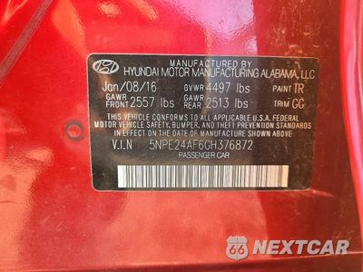 Zdjęcie 12 z 12 samochodu: 2016 HYUNDAI SONATA SE VIN:5NPE24AF6GH376872 - miniatura