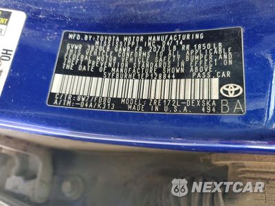 Zdjęcie 12 z 12 samochodu: 2014 TOYOTA COROLLA S PLUS VIN:5YFBURHE1EP128844 - miniatura