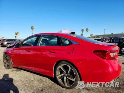 Drugie zdjęcie samochodu z przodu: 2022 HONDA ACCORD SPORT SE VIN:1HGCV1F47NA058043 - miniatura