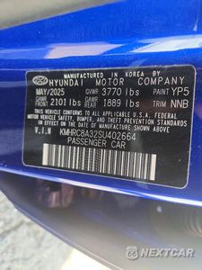 Zdjęcie 12 z 12 samochodu: 2025 HYUNDAI VENUE LIMITED VIN:KMHRC8A32SU402664 - miniatura