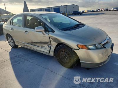 Czwarte zdjęcie samochodu z boku: 2007 HONDA CIVIC LX VIN:1HGFA16517L122747 - miniatura