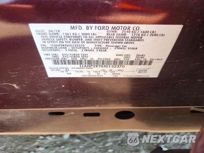 Zdjęcie 12 z 12 samochodu: 2018 FORD TAURUS SHO VIN:1FAHP2KT0JG132370 - miniatura