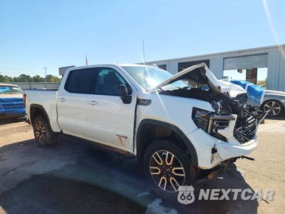 Czwarte zdjęcie samochodu z boku: 2024 GMC SIERRA K1500 AT4 VIN:1GTUUEEL5RZ399566 - miniatura