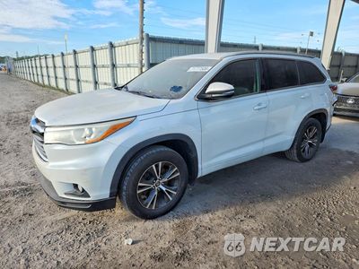 2016 TOYOTA HIGHLANDER XLE 5TDJKRFH3GS326348 - główne zdjęcie licytacji z USA - miniatura
