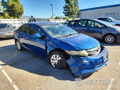 Czwarte zdjęcie samochodu z boku: 2012 HONDA CIVIC LX VIN:19XFB2F54CE344686 - miniatura