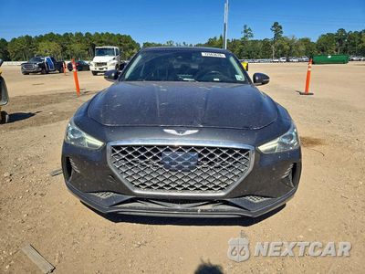 Piąte zdjęcie samochodu w środku: 2021 GENESIS G70 ELITE VIN:KMTG34LA9MU066788 - miniatura