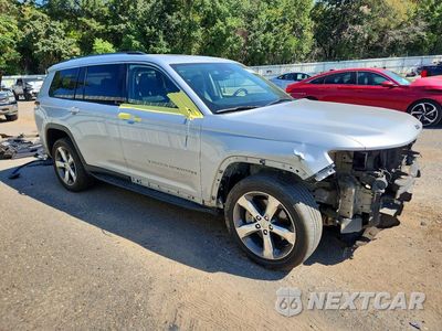 Czwarte zdjęcie samochodu z boku: 2021 JEEP GRAND CHEROKEE L LIMITED VIN:1C4RJJBG8M8135870 - miniatura