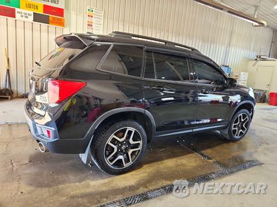 Trzecie zdjęcie samochodu z tyłu: 2022 HONDA PASSPORT ELITE VIN:5FNYF8H08NB004150 - miniatura