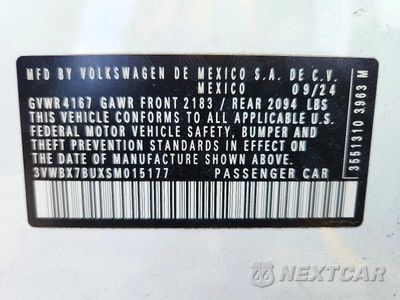 Zdjęcie 12 z 12 samochodu: 2025 VOLKSWAGEN JETTA SPORT VIN:3VWBX7BUXSM015177 - miniatura