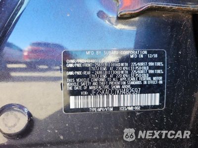 Zdjęcie 13 z 13 samochodu: 2019 SUBARU FORESTER VIN:JF2SKACC7KH482597 - miniatura