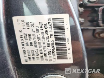 Zdjęcie 12 z 12 samochodu: 2011 HONDA ACCORD LXP VIN:1HGCP2F45BA089125 - miniatura