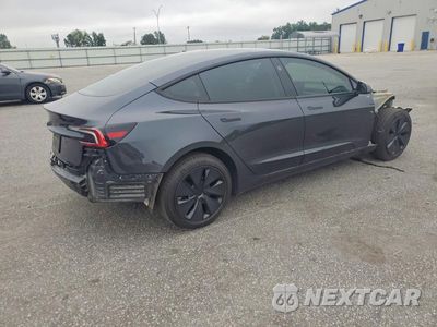 Trzecie zdjęcie samochodu z tyłu: 2025 TESLA MODEL 3 VIN:5YJ3E1EA2SF901008 - miniatura