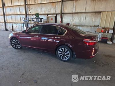 Drugie zdjęcie samochodu z przodu: 2017 HONDA ACCORD HYBRID EXL VIN:JHMCR6F52HC027346 - miniatura
