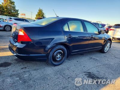 Trzecie zdjęcie samochodu z tyłu: 2012 FORD FUSION SEL VIN:3FAHP0JG2CR168663 - miniatura
