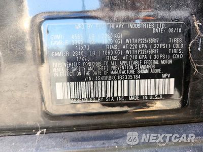 Zdjęcie 13 z 13 samochodu: 2011 SUBARU OUTBACK 2.5I LIMITED VIN:4S4BRBKC1B3335184 - miniatura