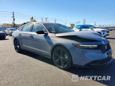 Czwarte zdjęcie samochodu z boku: 2024 HONDA ACCORD HYBRID SPORT-L VIN:1HGCY2F71RA090046 - miniatura