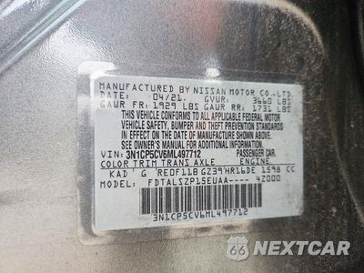 Zdjęcie 12 z 12 samochodu: 2021 NISSAN KICKS SV VIN:3N1CP5CV6ML497712 - miniatura