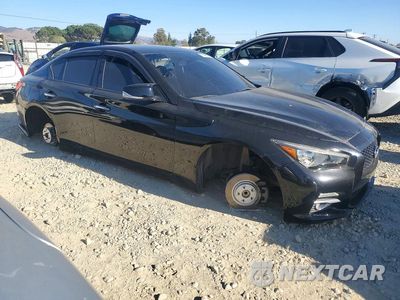 Czwarte zdjęcie samochodu z boku: 2015 INFINITI Q50 BASE VIN:JN1BV7AP2FM358915 - miniatura