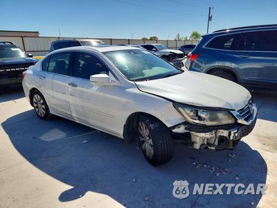 Czwarte zdjęcie samochodu z boku: 2014 HONDA ACCORD EXL VIN:1HGCR3F82EA026720 - miniatura