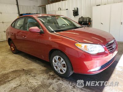 Czwarte zdjęcie samochodu z boku: 2010 HYUNDAI ELANTRA GLS VIN:KMHDU4AD7AU063309 - miniatura