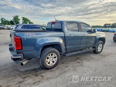 Trzecie zdjęcie samochodu z tyłu: 2019 CHEVROLET COLORADO LT VIN:1GCPTCE17K1244069 - miniatura