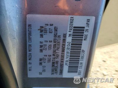 Zdjęcie 13 z 13 samochodu: 2011 MAZDA 3 S VIN:JM1BL1K61B1381040 - miniatura