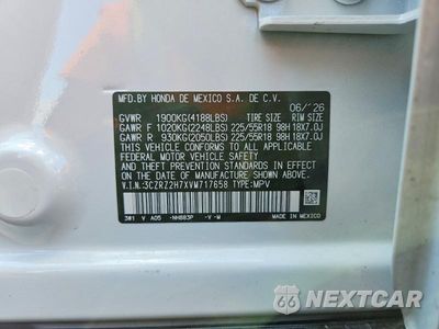 Zdjęcie 13 z 13 samochodu: 2027 HONDA HR-V EXL VIN:3CZRZ2H7XVM717658 - miniatura