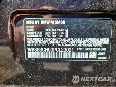 Zdjęcie 12 z 12 samochodu: 2023 BMW M5 VIN:WBS83CH00PCL23031 - miniatura
