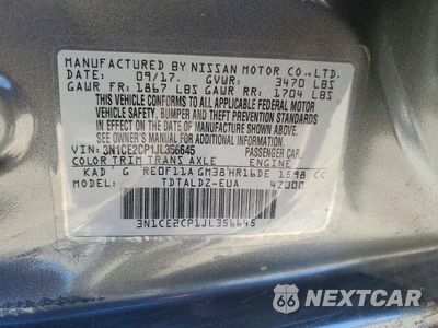 Zdjęcie 12 z 12 samochodu: 2018 NISSAN VERSA NOTE SV VIN:3N1CE2CP1JL356645 - miniatura
