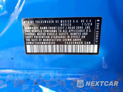 Zdjęcie 12 z 12 samochodu: 2021 VOLKSWAGEN GTI S VIN:3VW6T7AU5MM008266 - miniatura