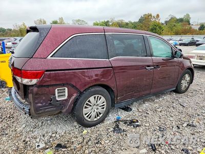 Trzecie zdjęcie samochodu z tyłu: 2015 HONDA ODYSSEY LX VIN:5FNRL5H28FB068719 - miniatura