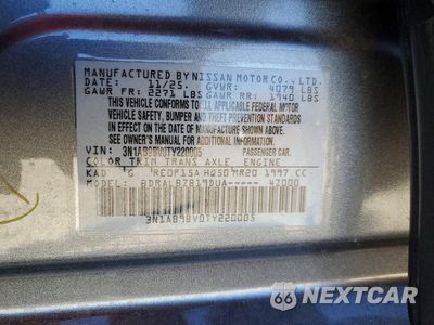 Zdjęcie 12 z 12 samochodu: 2026 NISSAN SENTRA S VIN:3N1AB9BV0TY220005 - miniatura