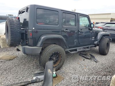 Trzecie zdjęcie samochodu z tyłu: 2012 JEEP WRANGLER UNLIMITED SAHARA VIN:1C4BJWEG1CL277953 - miniatura