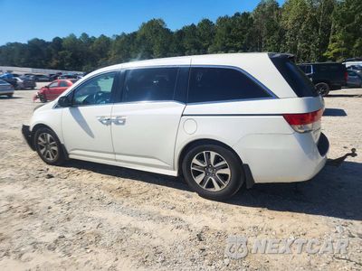 Drugie zdjęcie samochodu z przodu: 2015 HONDA ODYSSEY TOURING VIN:5FNRL5H97FB107054 - miniatura