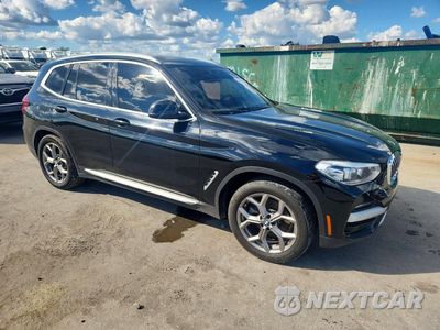 Czwarte zdjęcie samochodu z boku: 2021 BMW X3 SDRIVE30I VIN:5UXTY3C09M9E41955 - miniatura