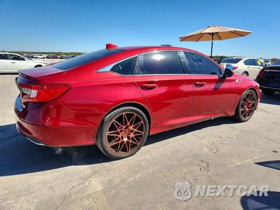 Trzecie zdjęcie samochodu z tyłu: 2018 HONDA ACCORD LX VIN:1HGCV1F13JA169446 - miniatura