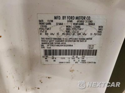 Zdjęcie 12 z 12 samochodu: 2009 FORD F150 SUPER CAB VIN:1FTRX14829KB25964 - miniatura