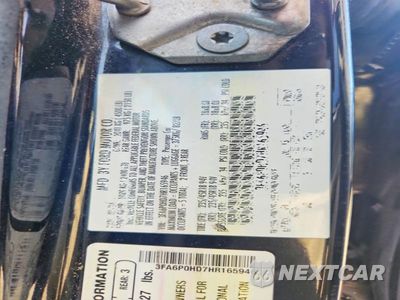 Zdjęcie 12 z 12 samochodu: 2017 FORD FUSION SE VIN:3FA6P0HD7HR165946 - miniatura