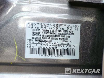 Zdjęcie 12 z 12 samochodu: 2026 NISSAN SENTRA SR VIN:3N1AB9DV2TY230998 - miniatura